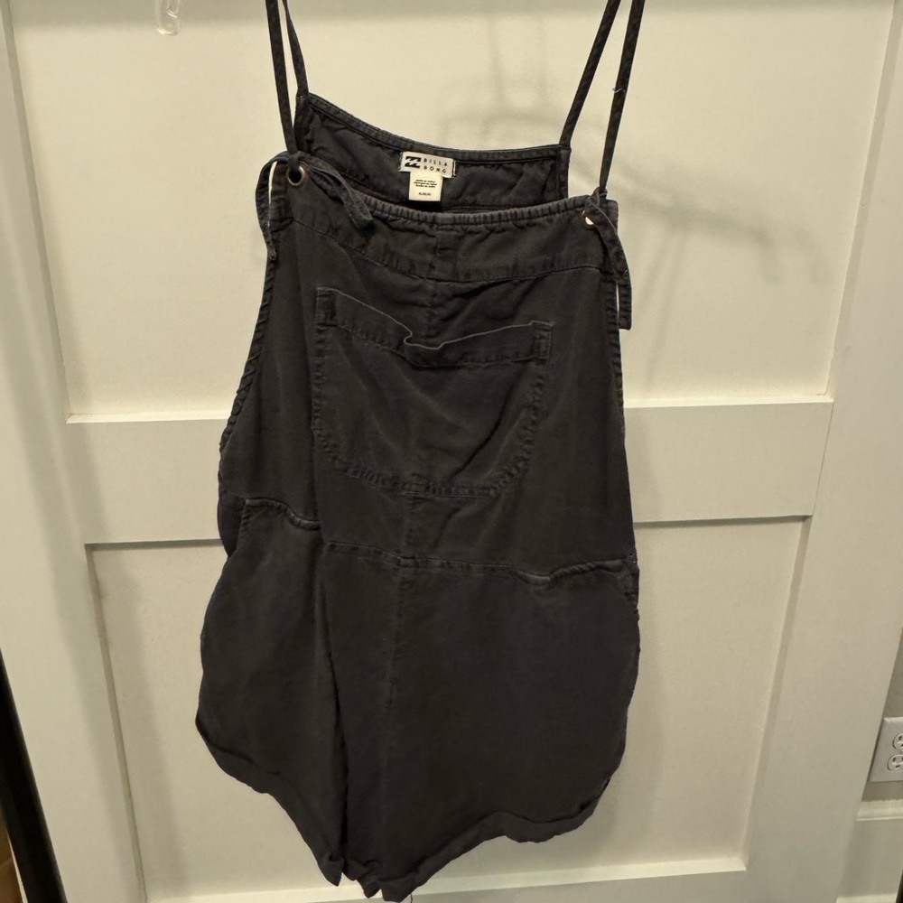 Gray billabong overalls
